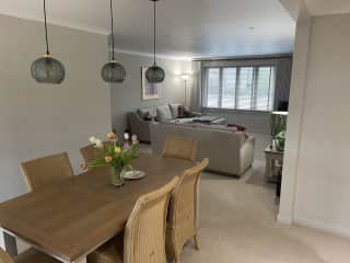 Lounge/dining room on open plan.