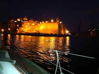 Coming into Grand Harbour Valetta