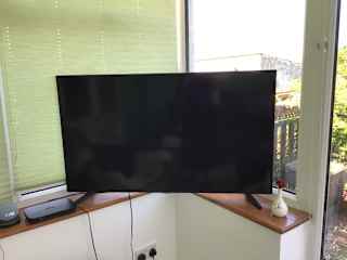 Smart tv in the conservatory