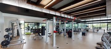 The gym at The Union, our community amenity center.