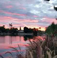 Sunset on our lake