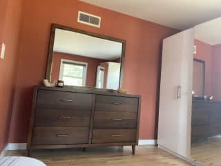 Master bedroom (view from bed)