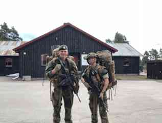 We have both completed army service