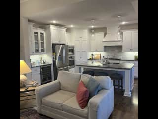 Kitchen and living space