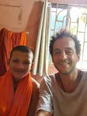 My monk friend from Cambodia