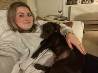 puppy cuddles!