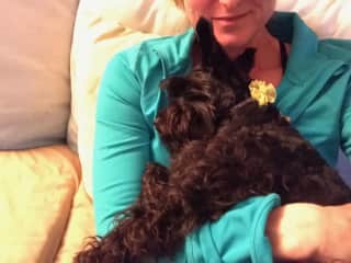 I can't ...and don't want to move!  Ahhh... Lola Love!