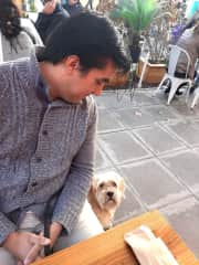 Francisco and Suave Lomito waiting for lunch