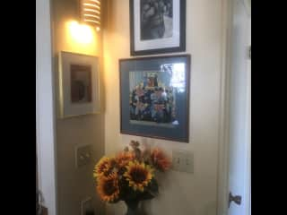 Entryway and hall closet.