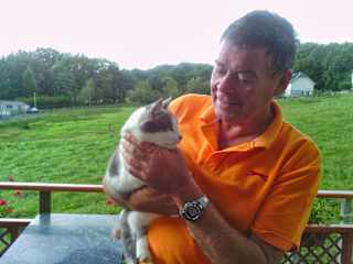 Derek with Mirrie near French Pyrenees