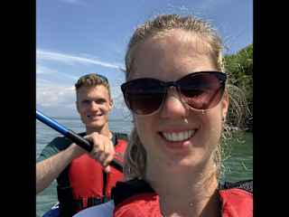 We are outdoorsy and like kayaking and hiking