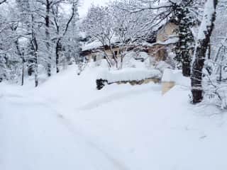 Our home in winter!