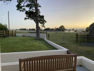 Back garden & fields