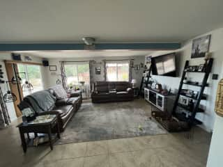 Family room from the kitchen table - more light!