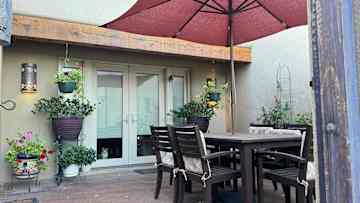 The front Patio