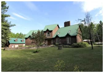 A view of the house from the north