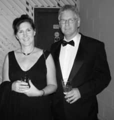 Jane and Chris ....scrub up nicely