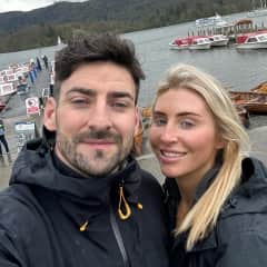 A recent photograph of us in the Lakes whilst my mother was looking after Charlie!