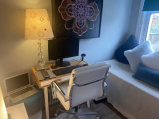 Office, with single bed