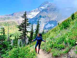 Backpacking in Oregon.
