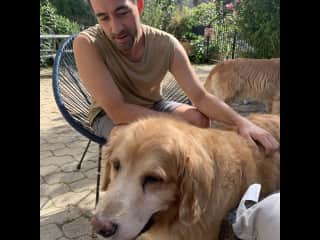 Quiet time with Lola & Walter
