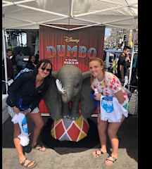 Enjoying time with my daughter after completing LA marathon