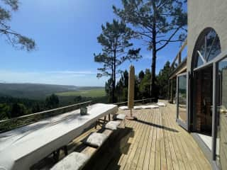 View deck overlooking a valley