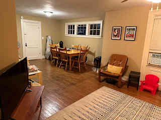 Living room & dining room