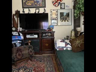 Family Room/Den where TV and stereo are.