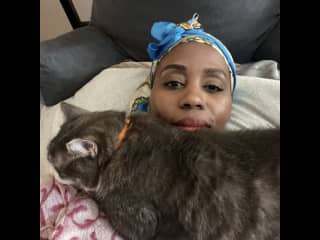I think I'm the pet and he's the owner lol!
