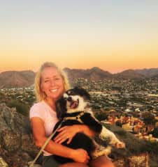Hiking with my granddog