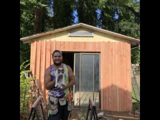 Finn assisting Jack’s home improvement project