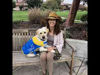 Raising service dogs for Canine Companions for independence