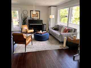 Living room off the kitchen