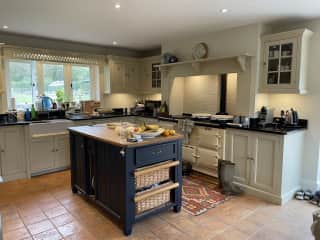 Kitchen with AGA