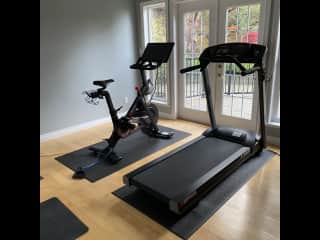 Home gym.