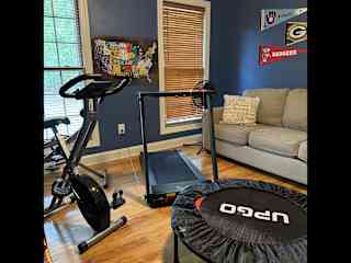 Small workout area (was our son’s old room)