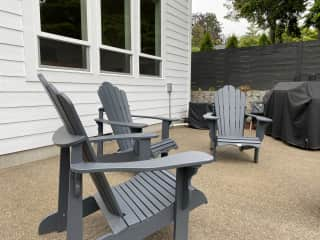 Backyard patio