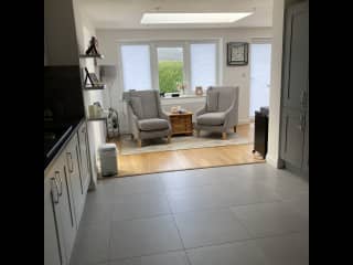 From the kitchen looking out