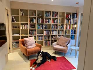 Library and sitting room