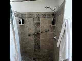 Walk in shower