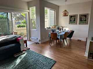 Dining and living area