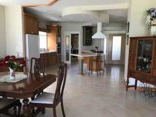 From living room toward kitchen