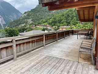Front or south deck outside kitchen / dining / living area