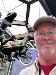 Universal Studios velociraptor roller coaster, so scary so fun.