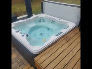 6 person Cal Spa hot tub.