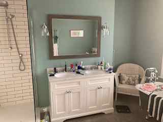 Family bathroom and walk in showe