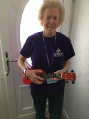 Off to volunteer at the ukulele festival of Scotland