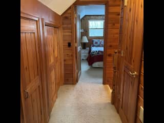 Upstairs hallway to bedroom