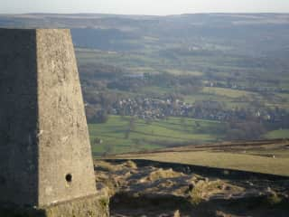 View to Bamford from Win Hill